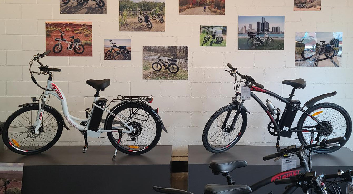 Electric bicycle showroom sale